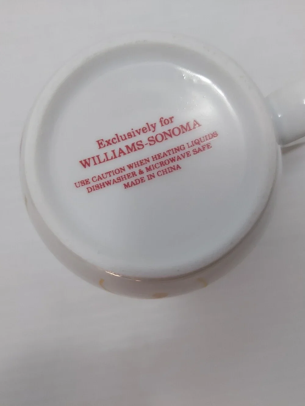 Williams-Sonoma 'Twas the Night Before Christmas Santa/Sleigh Coffee Mug 14 oz